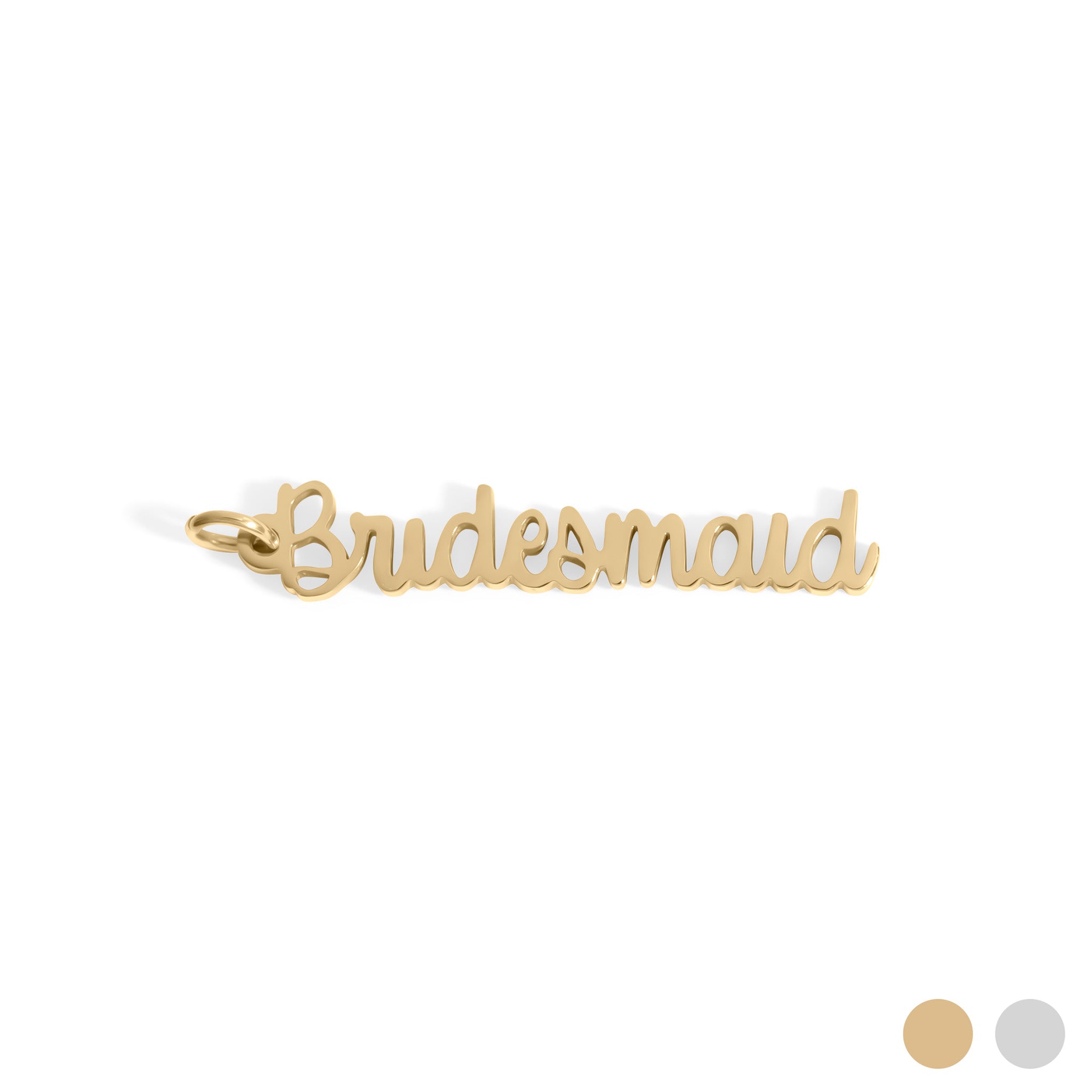 18K Gold PVD Stainless Steel Bridesmaid Charm / PDL0326