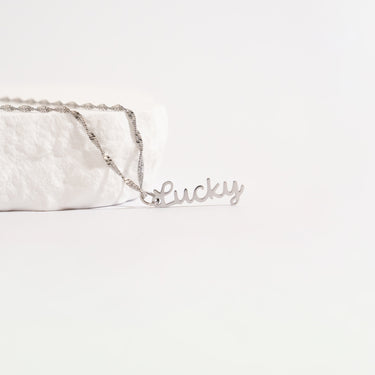 Silver / 18K Gold PVD Stainless Steel Lucky Charm