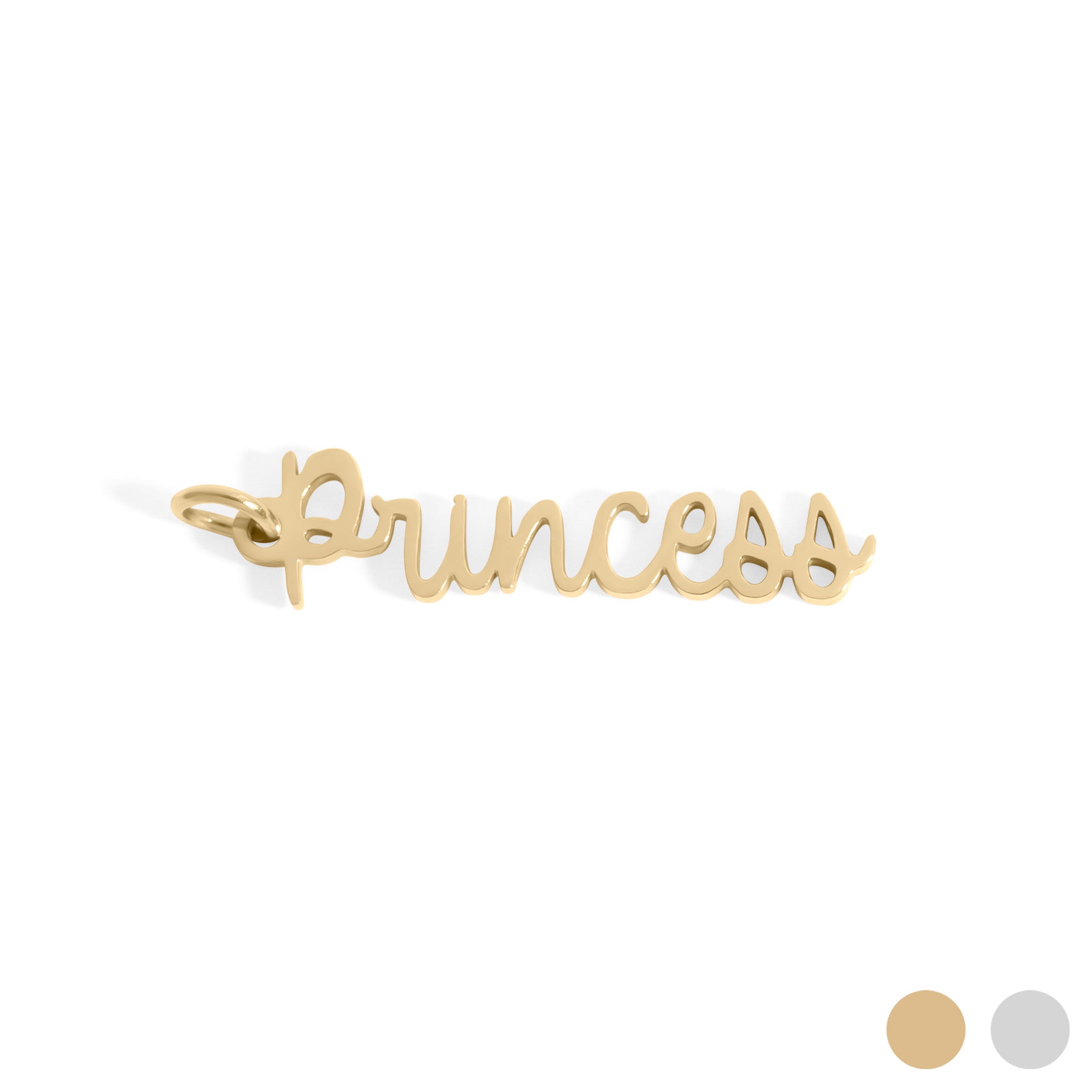 18K Gold Stainless Steel Princess Charm / PDL0335