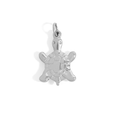 Silver / Opal Turtle Charm / PDL0344