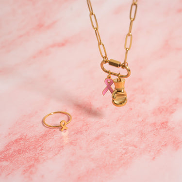 Cancer Ribbon Charm