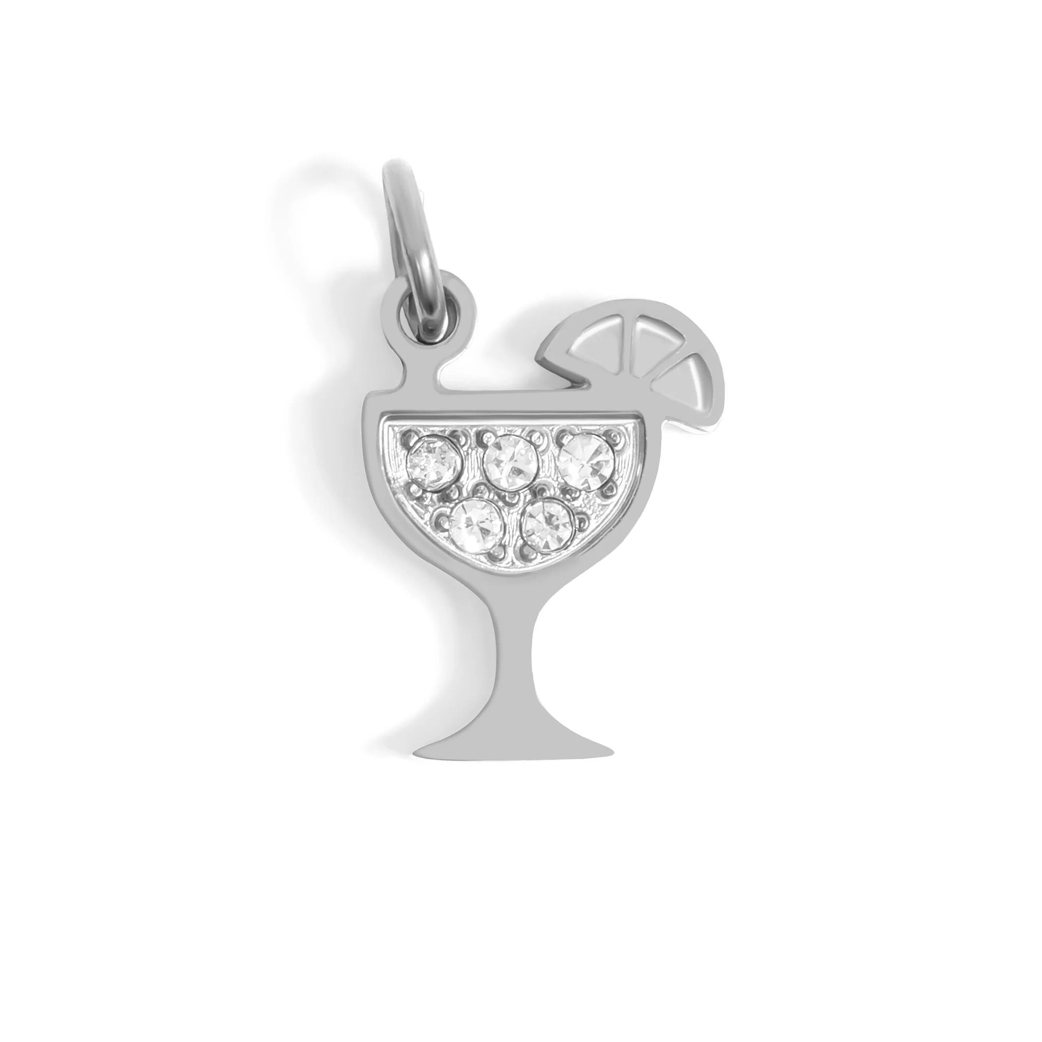 18K Gold PVD Stainless Steel Margarita Charm / PDL0351