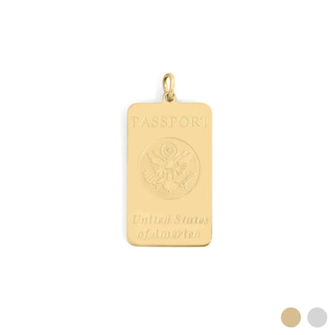 Gold Passport Charm