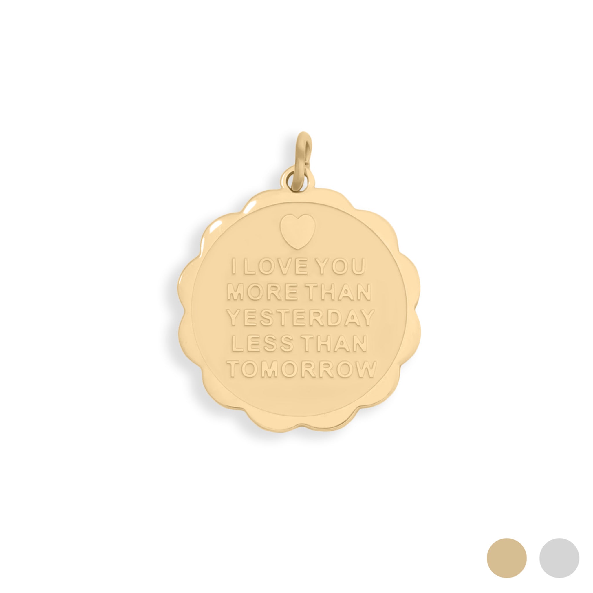 I Love You More Charm