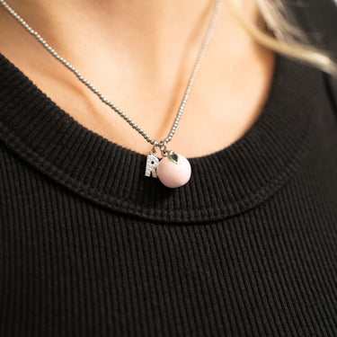 18K Gold PVD Stainless Steel Peach Charm