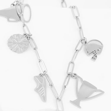 Wholesale jewelry 18K Gold PVD Stainless Steel Helmet Charm- stainless studio