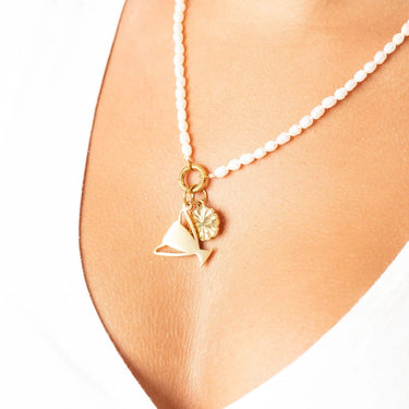 Wholesale jewelry 18K Gold PVD Stainless Steel Trophy Charm - gold model 