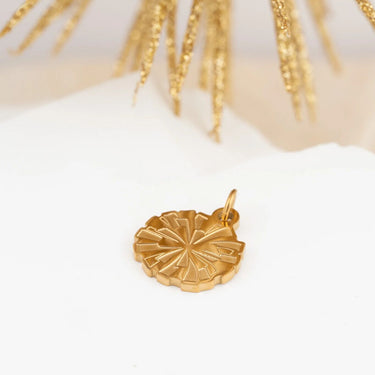 Wholesale jewelry 18K Gold PVD Stainless Steel Pom Pom Charm- gold studio 