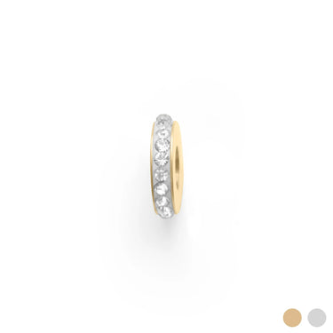 Gold Stone Spacer Bead