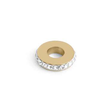 Gold Stone Spacer Bead