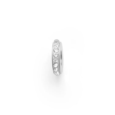 Silver Stone Spacer Bead