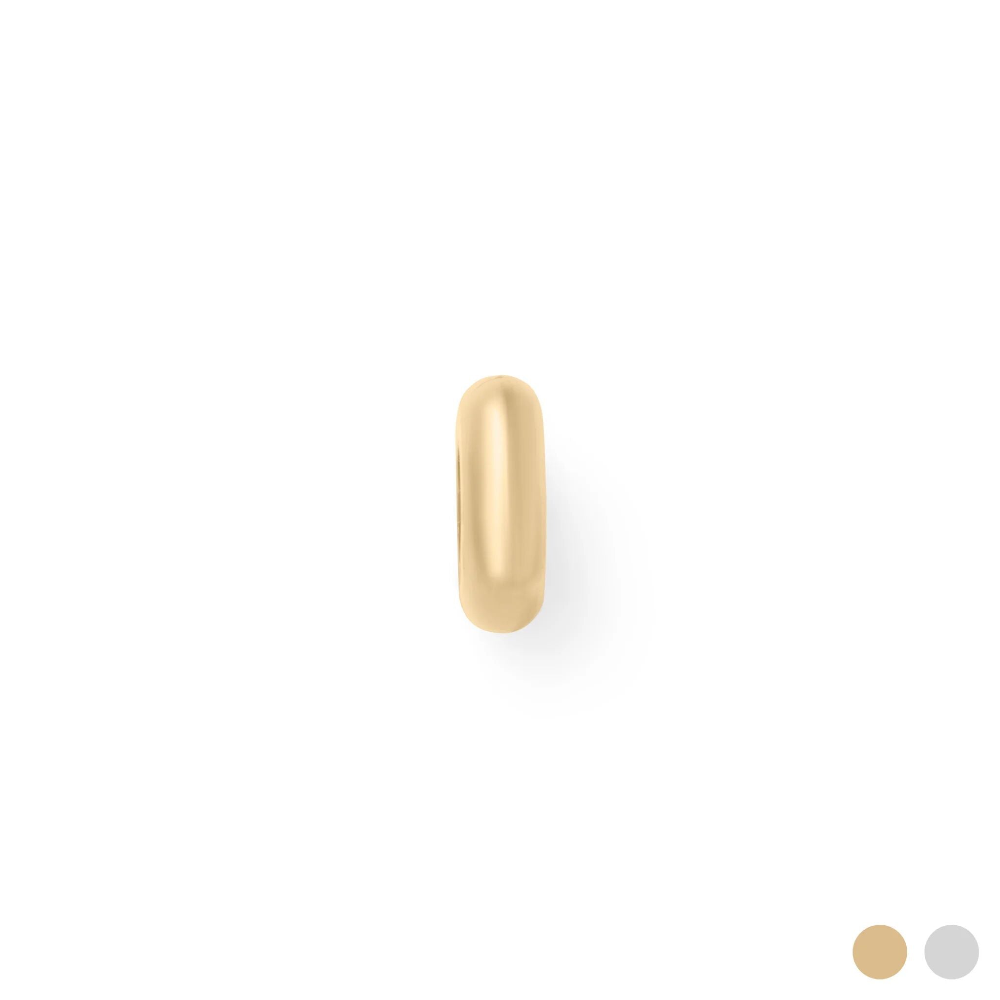 Gold Rounded Spacer Bead