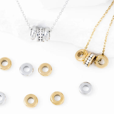 gold and Silver Spacer Beads