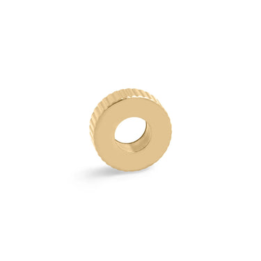 Gold Fluted Spacer Bead
