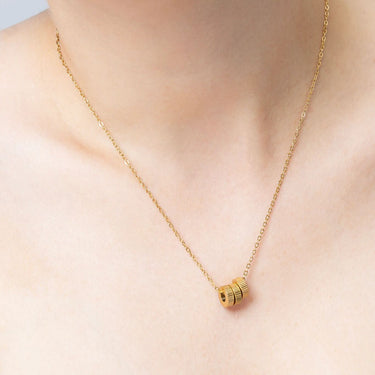 Gold Fluted Spacer Beads
