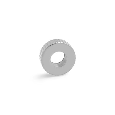 Silver Fluted Spacer Bead
