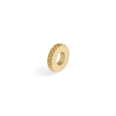 Gold Textured Spacer Bead 