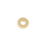 Gold Textured Spacer Bead