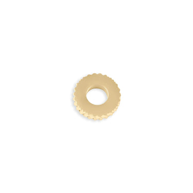 Gold Textured Spacer Bead