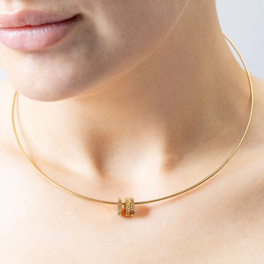 Gold Textured Spacer Beads