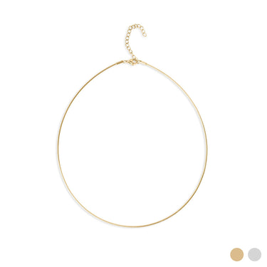 18K Gold PVD Stainless Steel Collar Necklace / CHN0178