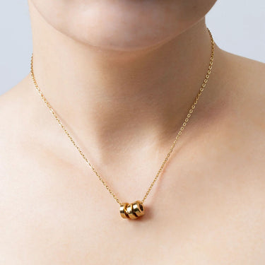 Gold Classic Spacer Beads on loop chain