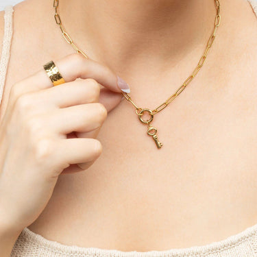 Gold Key Charm