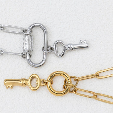 Gold and Silver Key Charms