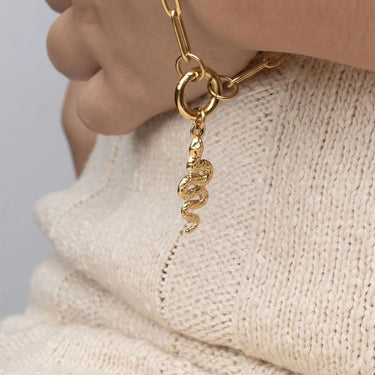 Gold Snake Charm