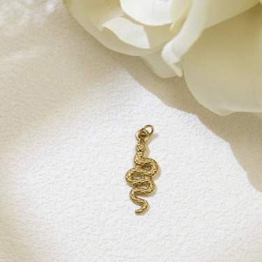 Gold Snake Charm