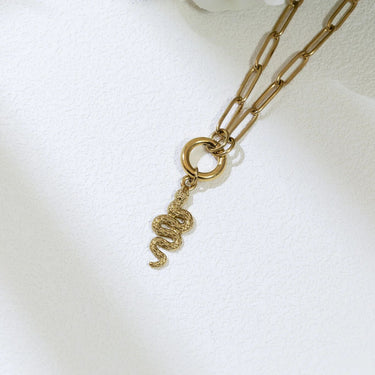 Gold Snake Charm