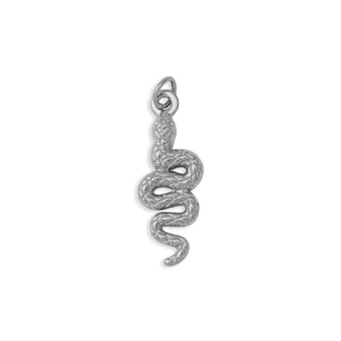 Silver Snake Charm