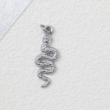 Silver Snake Charm