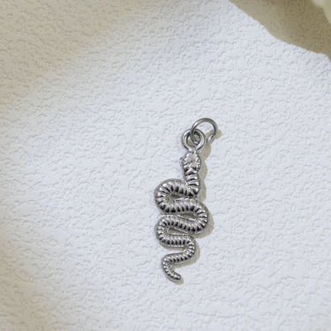 Silver Snake Charm