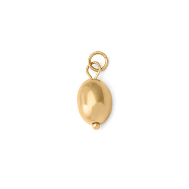 Gold Coffee Bean Charm