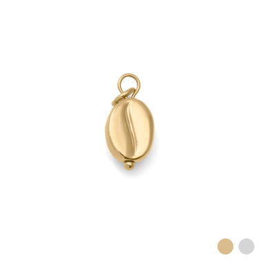 Gold Coffee Bean Charm