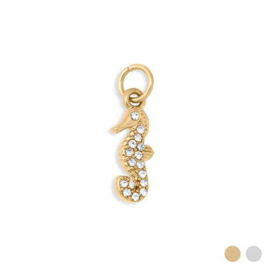 Gold Seahorse Charm