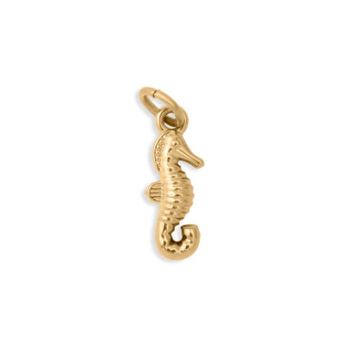 Gold Seahorse Charm