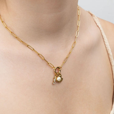 Gold Seahorse Charm