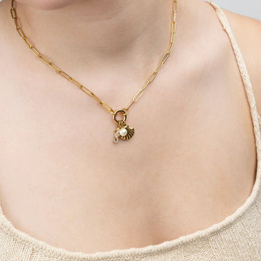 Gold Seahorse Charm