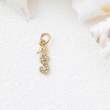 Gold Seahorse Charm