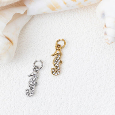 Gold and Silver Seahorse Charms