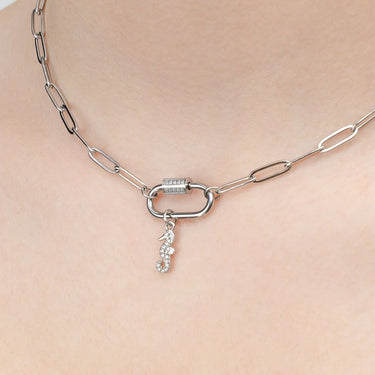 Silver Seahorse Charm
