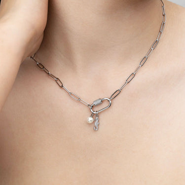 Silver Seahorse Charm