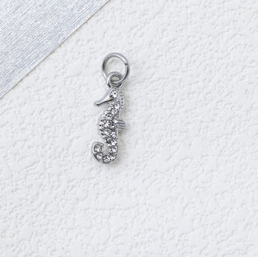 Silver Seahorse Charm