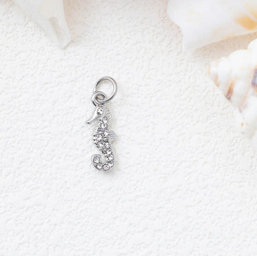Silver Seahorse Charm