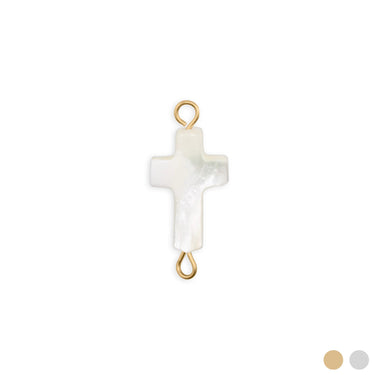 Gold Cross Connector Charm