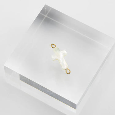 Gold Cross Connector Charm