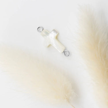 Silver Cross Connector Charm