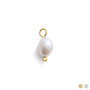 Gold Freshwater Pearl Charm